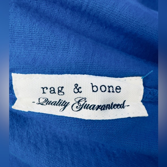 rag & bone - Miles Organic Cotton Pocket T-Shirt Royal Blue-   Small.       NWOT - Picture 6 of 7
